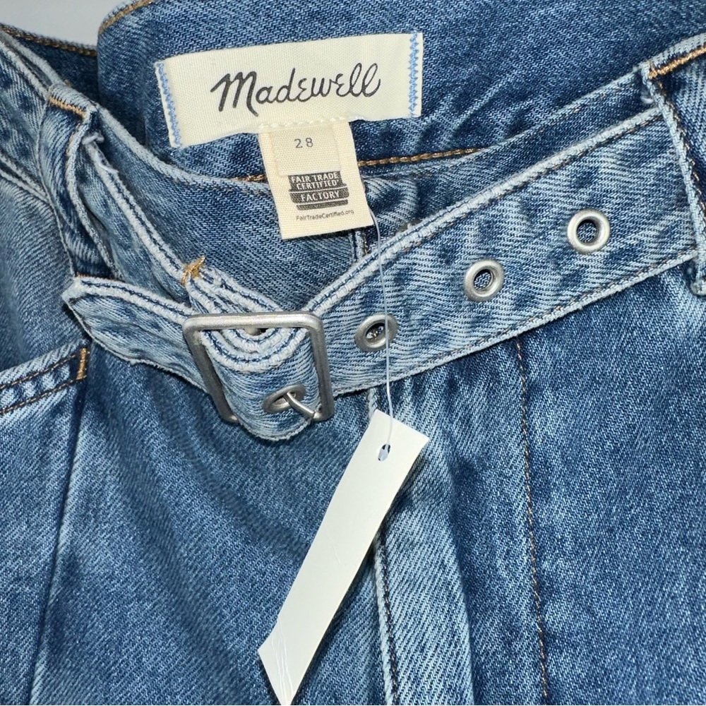 Madewell High Rise Tapered Seamed Jeans Size 28 - Picture 6 of 7